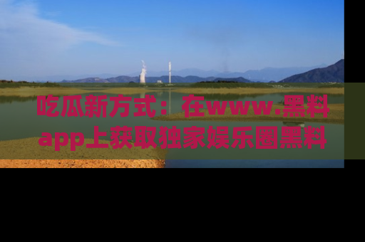 吃瓜新方式：在www.黑料app上获取独家娱乐圈黑料信息