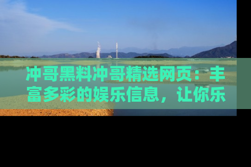冲哥黑料冲哥精选网页：丰富多彩的娱乐信息，让你乐不停息