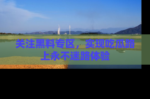 关注黑料专区，实现吃瓜路上永不迷路体验