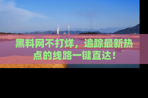 黑料网不打烊，追踪最新热点的线路一键直达！