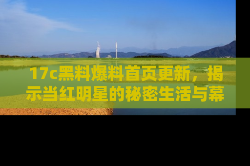 17c黑料爆料首页更新,揭示当红明星的秘密生活与幕后故事