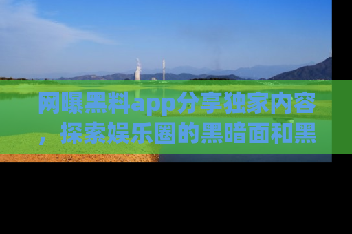 网曝黑料app分享独家内容,探索娱乐圈的黑暗面和黑料