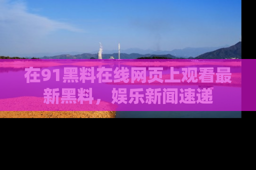 在91黑料在线网页上观看最新黑料,娱乐新闻速递