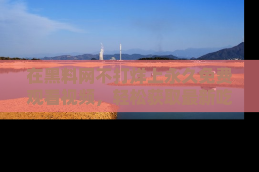 在黑料网不打烊上永久免费观看视频,轻松获取最新吃瓜资讯!