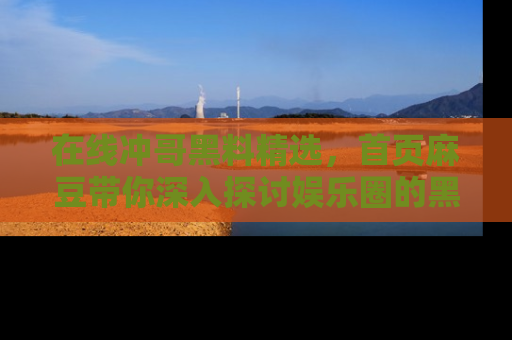 在线冲哥黑料精选,首页麻豆带你深入探讨娱乐圈的黑暗面